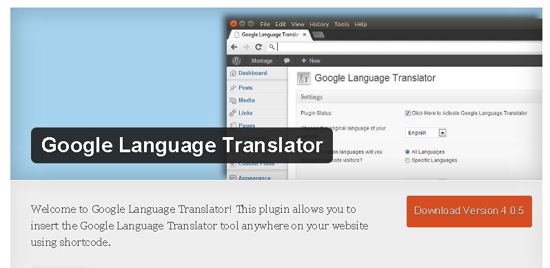 Google Language Translator
