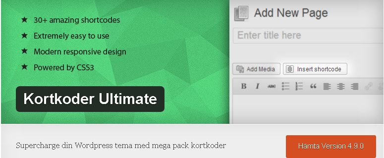 plug ultimate shortcodes