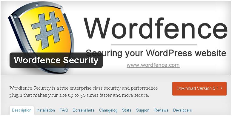 Wordfence WordPress plugin
